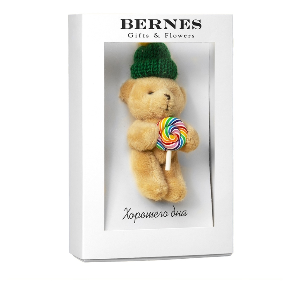 

Открытка ручной работы «Мишка. Хорошего дня», Bernes, Россия