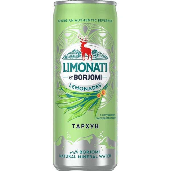 Лимонад Limonati by Borjomi Тархун, 330мл