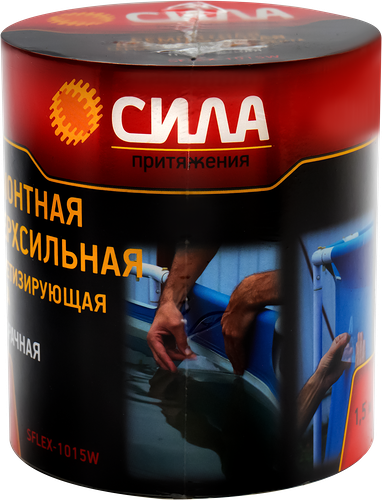 Лента герметизирующая Сила SFLEX-1015W 10см, ремонтная, сверхсильная, прозрачная, 1,5м