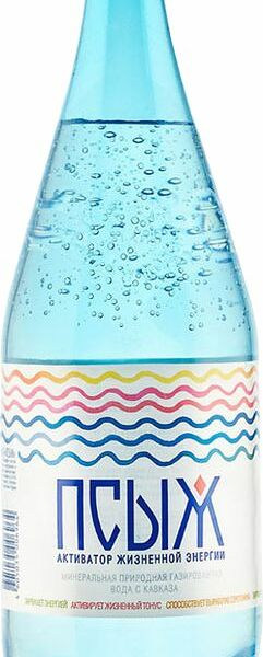 Вода минеральная Псыж газированная, 1 л