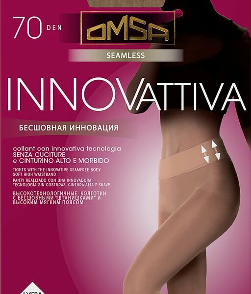 Колготки Omsa Innovattiva 70 Caramello Карамель Размер 4