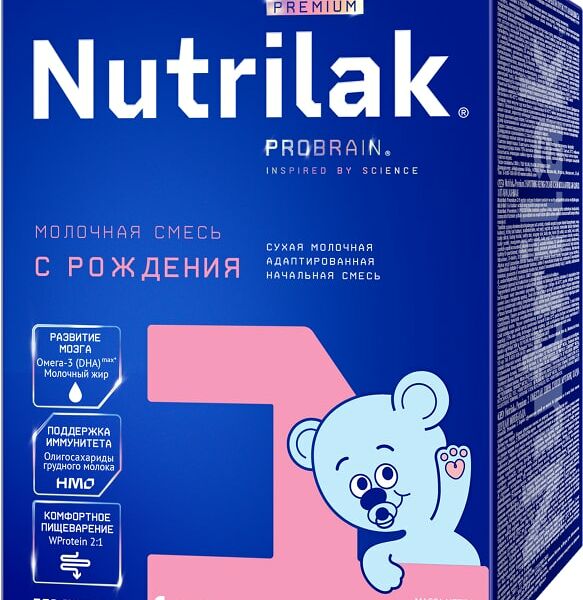 Смесь Nutrilak Premium+ 1 600г