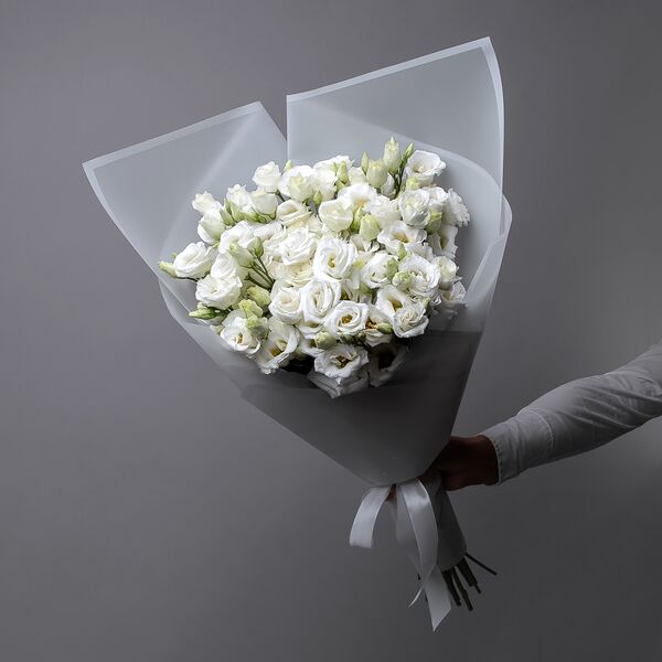 Букет из эустомы 