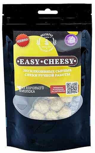 Сырные снеки Easy Cheesy Макларин с чесноком 25%