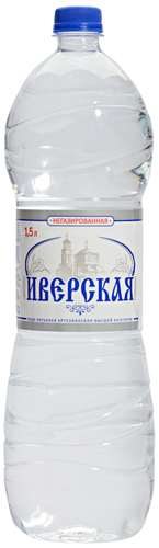 

Вода питьевая негазированная Иверская высшей категории артезианская 1.5 л