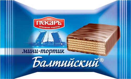 Конфеты ПЕКАРЬ вафельные глазированные Балтийские вес до 250г