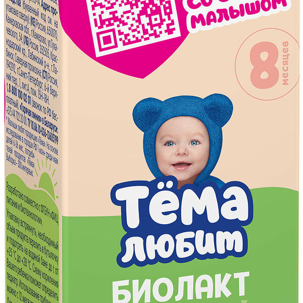 Биолакт Тёма Клубника-Банан, 3%