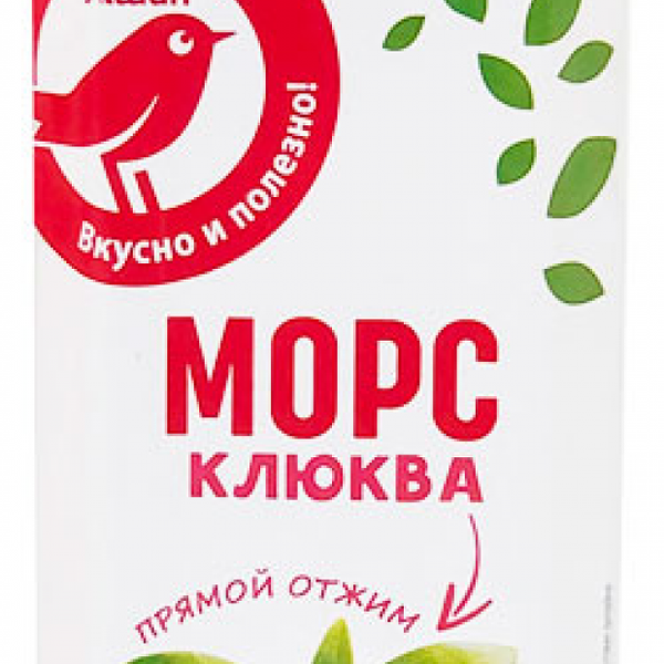 Морс АШАН Красная птица клюквенный