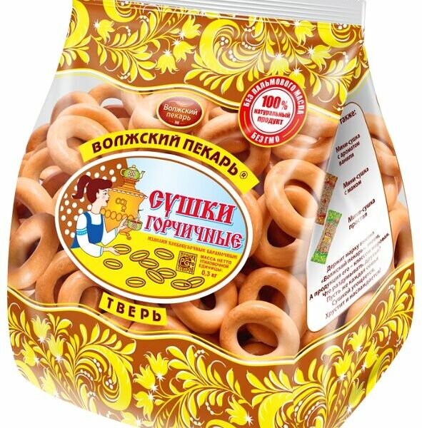 Сушки горчичные Волжский пекарь