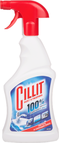 

Спрей для удаления известкового налета и ржавчины Cillit, 450 мл
