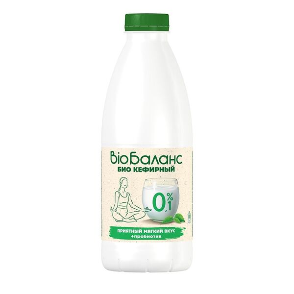 Биопродукт Bio Баланс кефирный 0% БЗМЖ 930 г 