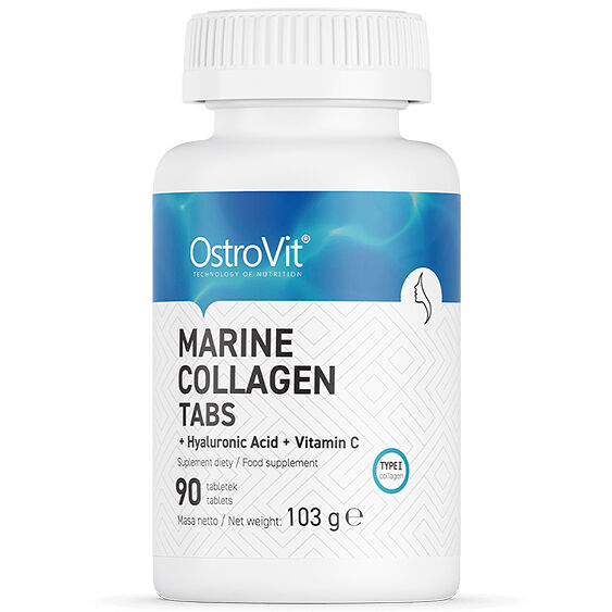 OstroVit Marine Collagen + Hyaluronic Acid + Vitamin C таблетки 90 шт