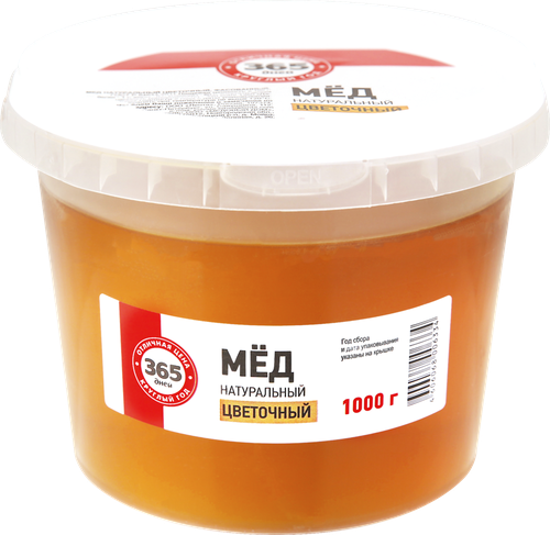 

Мед 365 дней Натуральный цветочный 1 кг