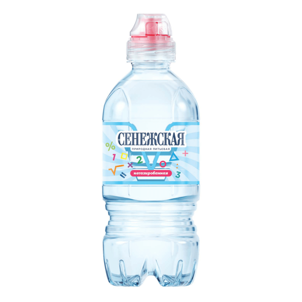 Вода минеральная Сенежская KIDS негазированная природная питьевая 0.35 л спорт.бутылка Россия