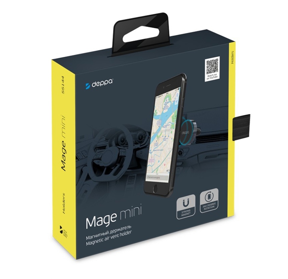 

Держатель для телефона Deppa Mage mini магнитный автомобильный