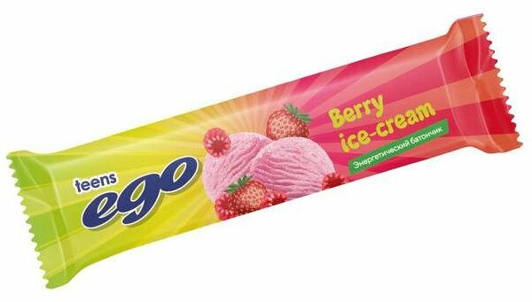 Батончик с протеином в йогуртовой глазури со вкусом Ягодное мороженое ТМ Ego (Эго) 