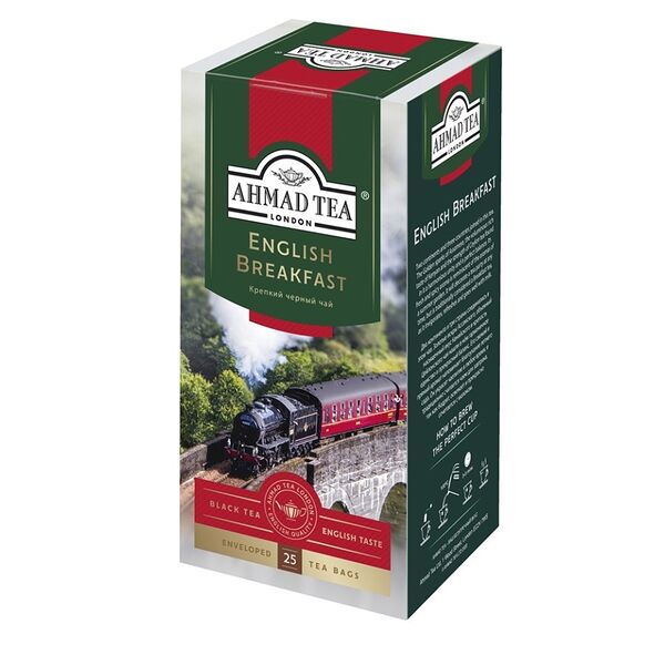 Чай чёрный Ahmad Tea English Breakfast  25х2г