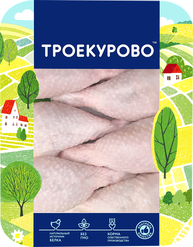 Голень куриная Троекурово охлажденная, 900г
