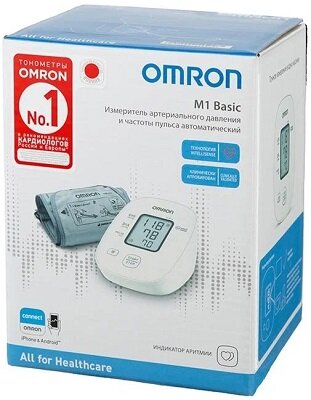 Тонометр Омрон (Omron) M1 Базовый (Basic) с адаптером