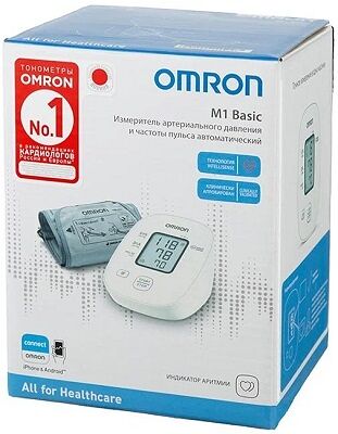 Тонометр Omron M1 Basic с адаптером