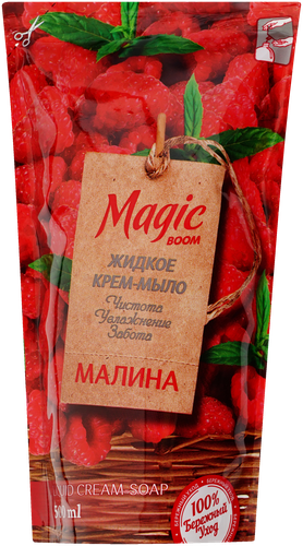 

Крем-мыло Magic Boom жидкое Малина, 500 мл
