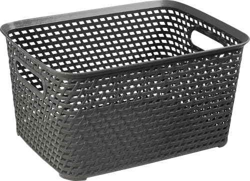 Ящик Idea Ротанг 28 х 18,5 х 12,6 см, 4 л 1 шт, цвет в ассортименте