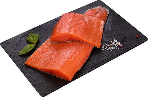 

Форель Лента Fresh радужная слабосоленая филе-кусок на коже вес