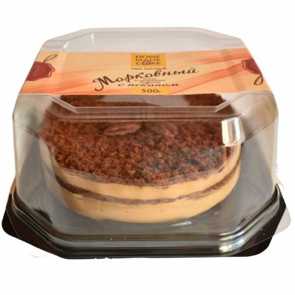 Торт Home Made cake морковный с пеканом постный