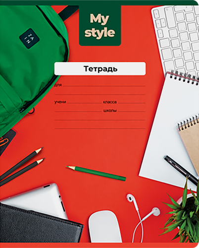 

Тетрадь BG Super Mix-16 А5 12 листов в клетку 1 шт., дизайн в ассортименте