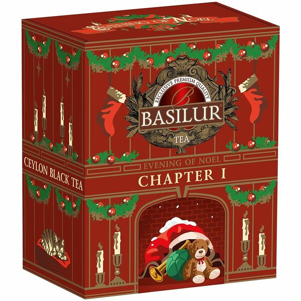Чай Basilur Рождественский вечер глава IV чёрный байховый с лепестками календулы, 75г