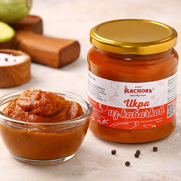 Икра из кабачков МясновЪ Буфет от КуулКлевер, 470 г