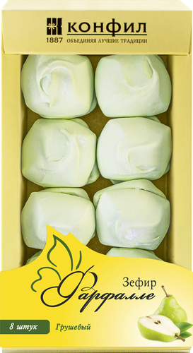

Зефир КОНФИЛ Фарфалле грушевый, 330г