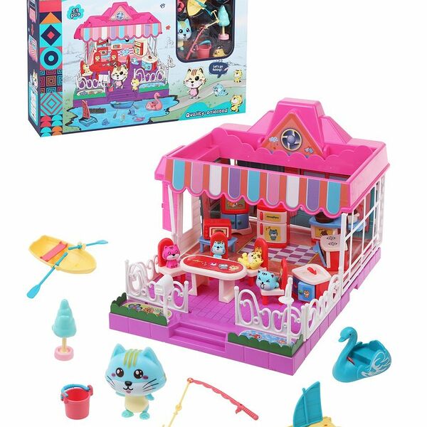 Игровой набор Кафе и ресторанв компл  дет  и предм  53шт