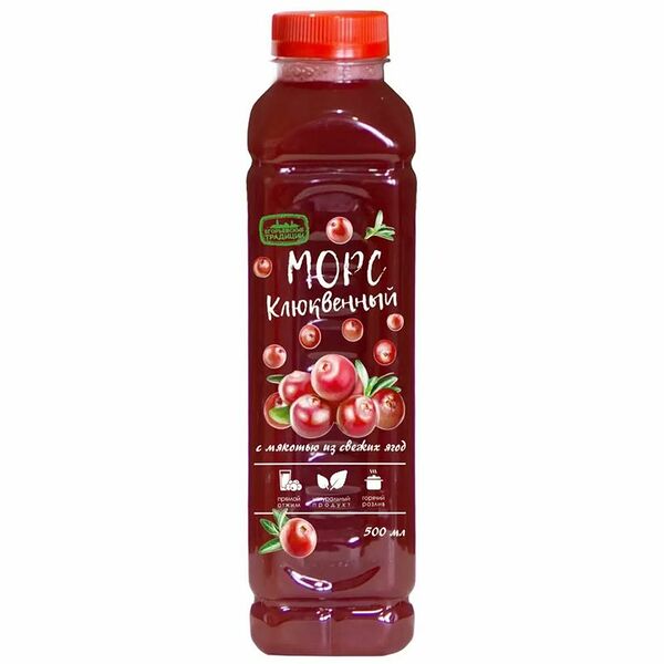 Морс клюквенный ТМ Егорьевские традиции