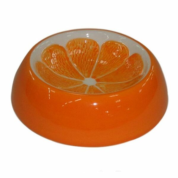 Миска для грызунов FOXIE Orange керамическая 13х3,5см