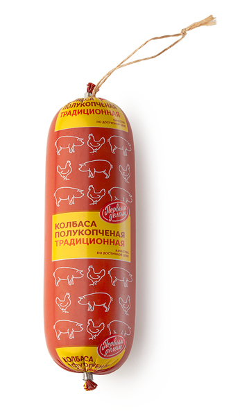 Колбаса Первым делом традиционная полукопченая