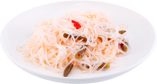 

Салат Белоручка фунчоза с овощами вес