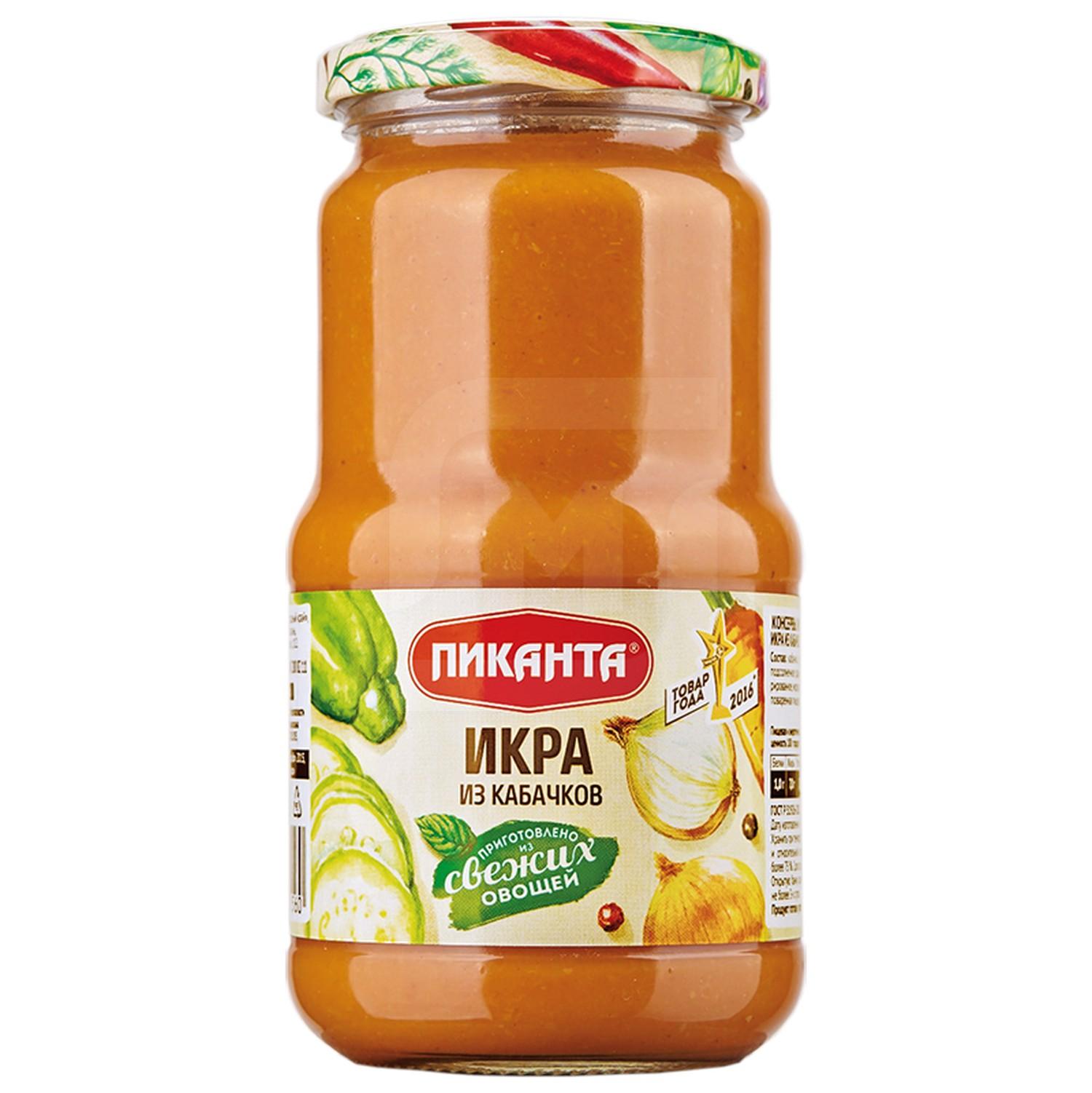 

Икра Пиканта из кабачков