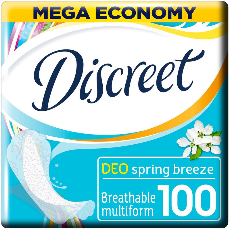 

Прокладки ежедневные Discreet Deo Spring Breeze Multiform 100 шт