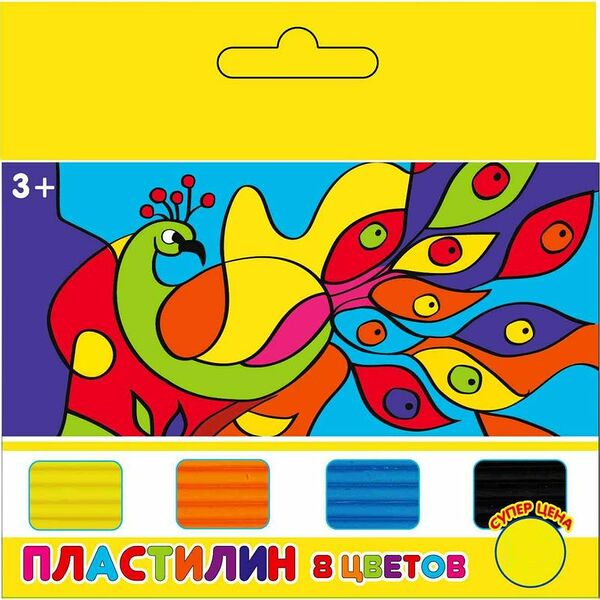 Пластилин Centrum 8 цветов