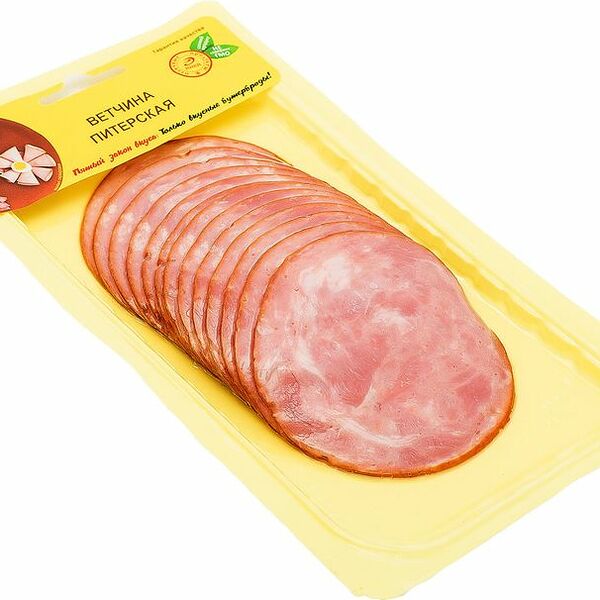 Ветчина Иней Питерская нарезка 150 г