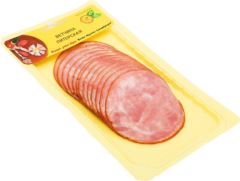 

Ветчина Иней Питерская нарезка 150 г