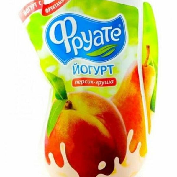 Йогурт питьевой персик-груша 1,5% ТМ Фруате