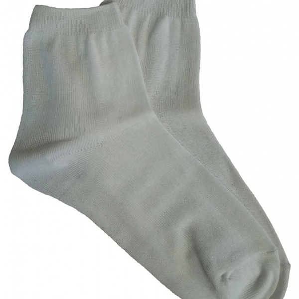 Носки женские Каждый день белые, р.25