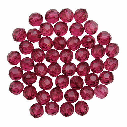 2024 Бусины круглые акрил, 10мм, 25гр. Astra&Craft(23 фуксия)