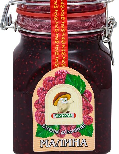 Варенье Экопродукт Малиновое Домашнее 1кг