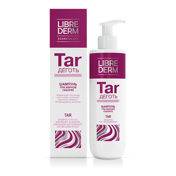 Librederm Dermatology шампунь для волос деготь 250 мл