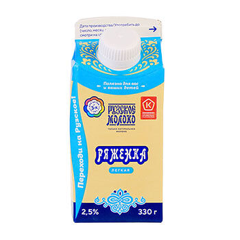 Ряженка Рузская 2,5% Россия