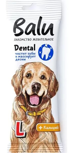 Лакомство Balu Dental для собак крупных пород размер L