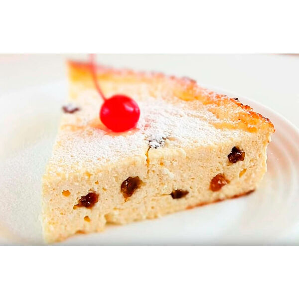 Запеканка из творога с изюмом сп